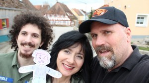 Bryan, Tina and I with Flat Stanley