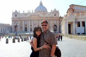 Tina and I, Saints Peter's Basilica