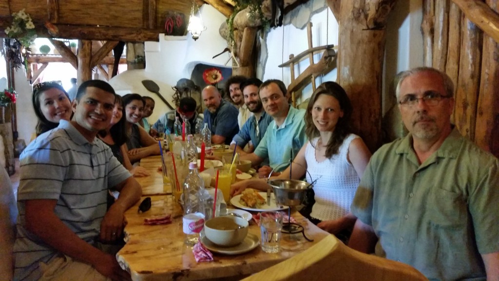 Our group in Budapest