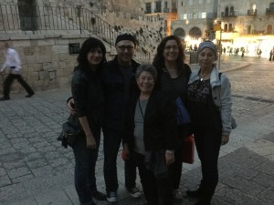 Tina's family in Jerusalem