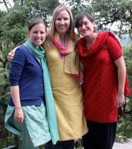 With Deanna & Amy in India