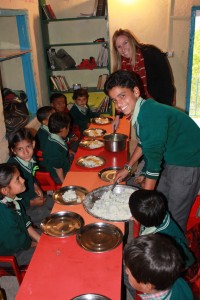 Serving Lunch to Promise Children