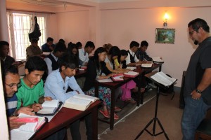 Teaching First Week of Class in Kathmandu