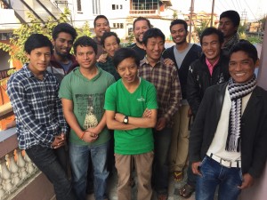 Bond with some of the CCBC Nepal students