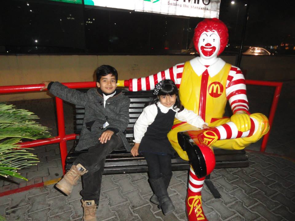 the Kids and Ronald McDonald