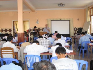 Chapel Service at the Cambodia Presbyterian Theological Institute