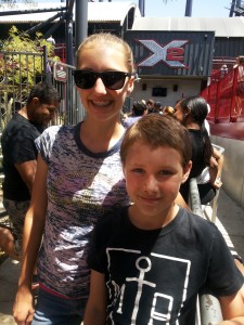 Kristy & the kids finally made it to Six Flags Magic Mountain near Los Angeles.